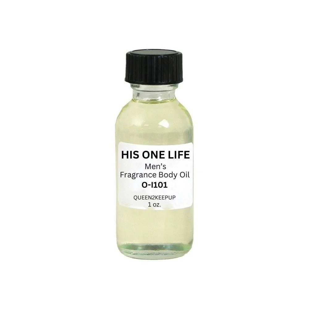 His One Life (Men) Body Oil 1 oz Fragrance All Natural Scent